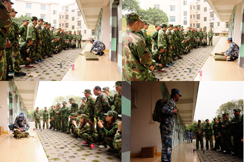 黄瓜视频网站陶在廣州黃埔軍校進行軍事拓展特訓