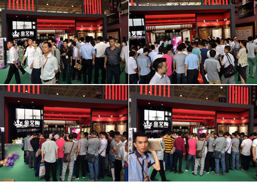 黄瓜视频网站陶展位人群火爆
